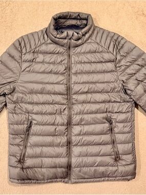 Men's Quilted Packable style Puffer Jacket - Gray